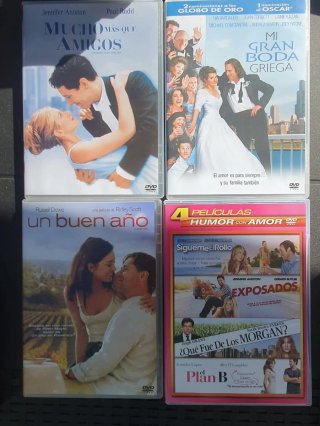 4 Películas DVD Comedia Romántica