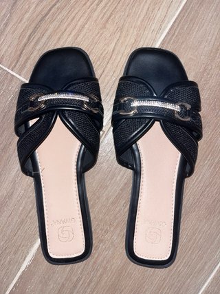 Sandalias planas GIVANA negras