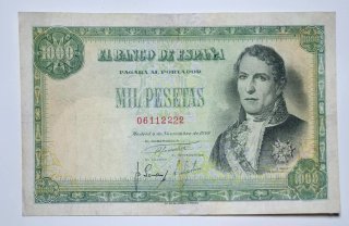 1000 Pesetas 1949 Sin serie 0611