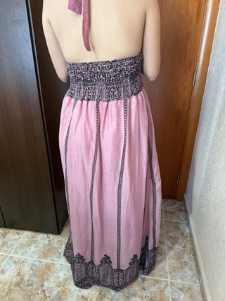 Vestido largo verano halter