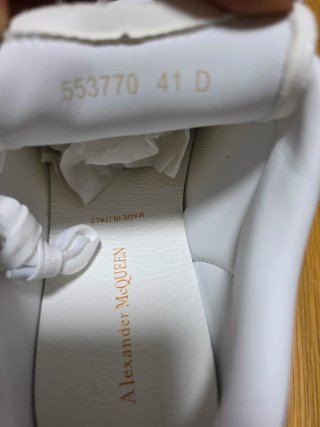 Alexander McQueen Zapatillas Blancas y Negras