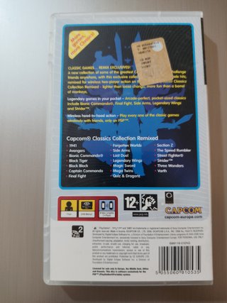 PSP Capcom Classics Collection Remixed