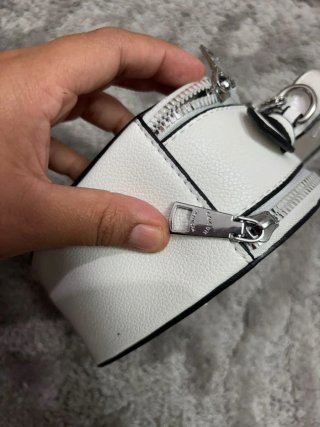 Bolso Corazón Coach Labios Rosa Blanco