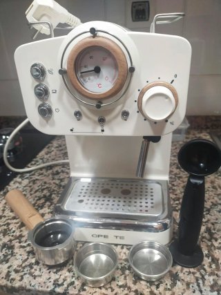Cafetera Express Create Beige