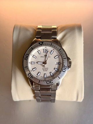 Philip Watch Automático Swiss Made Plata