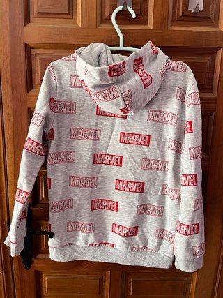 Sudadera Marvel Gris Estampada