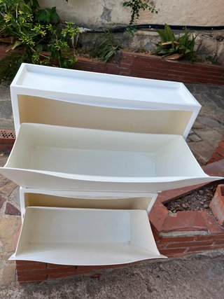 Mueble Zapatero Blanco Plástico