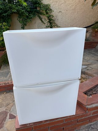 Mueble Zapatero Blanco Plástico
