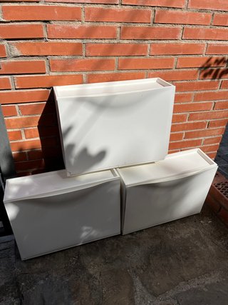 Mueble Zapatero Blanco Plástico