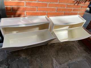Mueble Zapatero Blanco Plástico