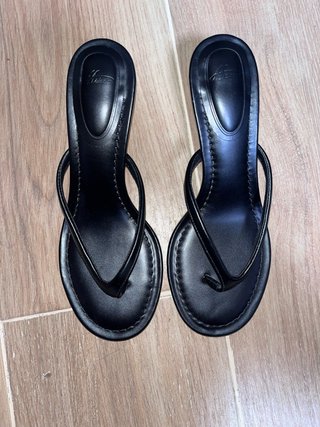 Sandalias tacón negras talla 39