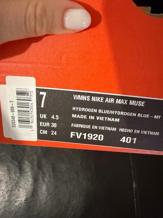 Nike Air Max Muse Blu/Argento