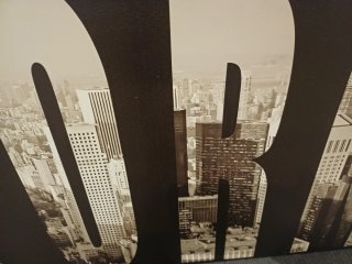 Cuadro Decorativo NEW YORK.Medidas L-1400×450×40.