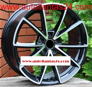 8838 JUEGO DE 4 LLANTAS AUDI RS BLACK MET r735054