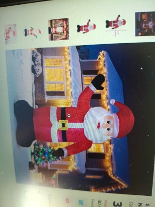 Papá Noel hinchable ZQ