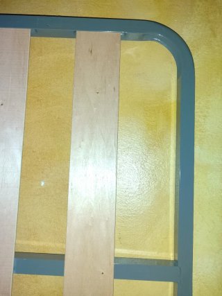 Somier madera 105 cm y colchon