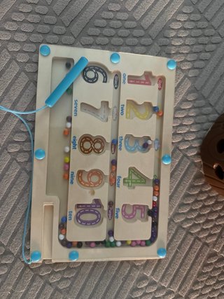 Juego de mesa educativo números y colores
