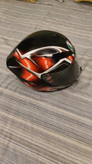 Casco Moto AGV Negro