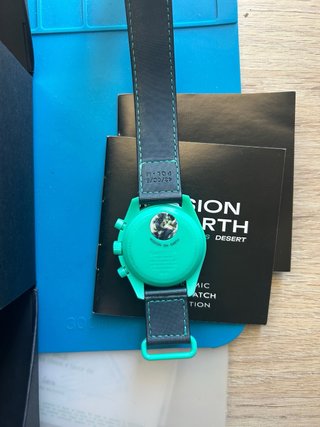Omega x Swatch Reloj Mission on Earth Verde