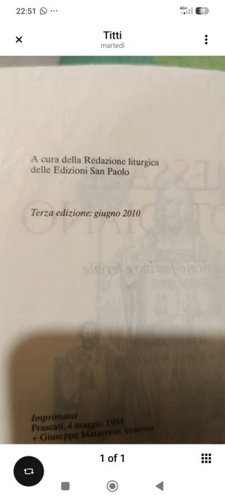 Messale Quotidiano ed. San Paolo