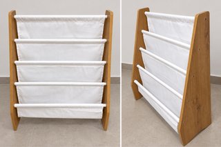 Estantería Infantil Madera Blanca