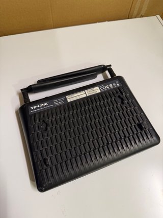 Router TP-Link Negro con Antenas