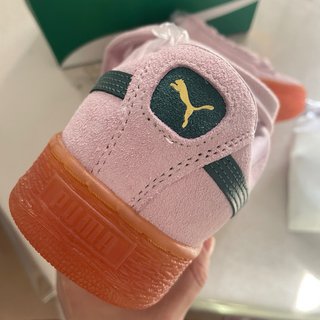 Zapatillas Puma Suede Rosa/Verde Nuevas