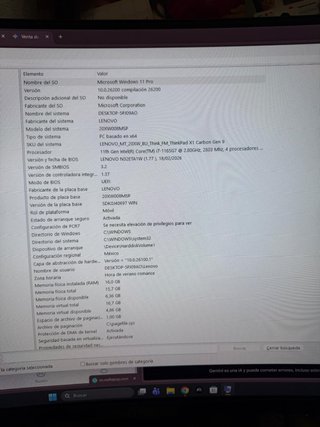 Lenovo ThinkPad X1 Carbon Gen 9 i7