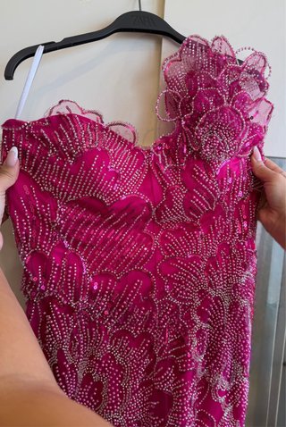 Vestido fiesta pedrería boda gitana pedimiento