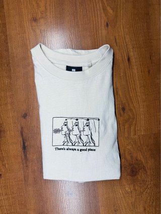 Camiseta Pull&Bear beige talla S