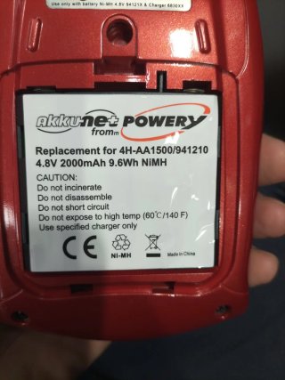 Compex Energy Sport con parches nuevos