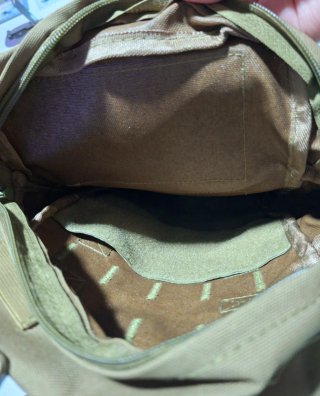 Mochila Táctica Multifunción Beige 25x30x10cm