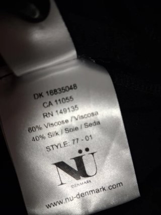 Blusa Nü Denmark Seda Talla XL estilo oversize