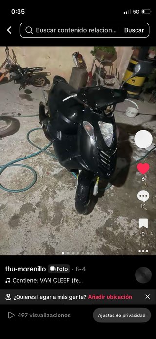 Moto Sonic Aprilia 49cc como nueva