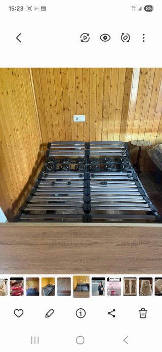 Cama articulada 120 cm