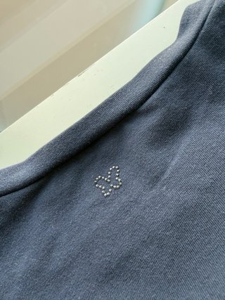 Weekend Max Mara T-shirt Blu Notte Fiori 3D Tg S
