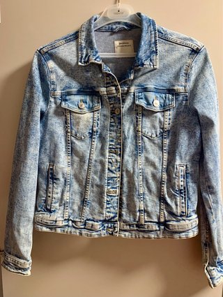 Chaqueta vaquera Stradivarius azul