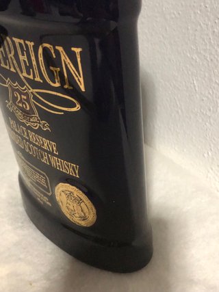 Garrafa Cerâmica Whisky Sovereign 25 Anos