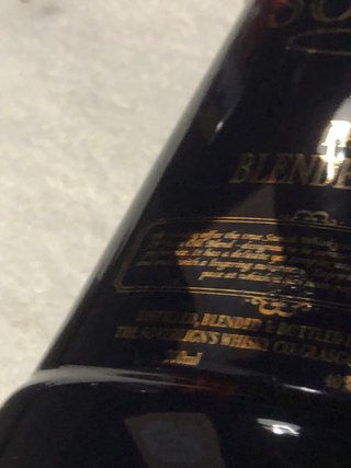 Garrafa Cerâmica Whisky Sovereign 25 Anos