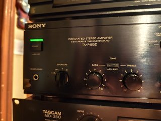 Amplificador Sony TA-F450D Negro