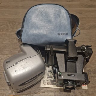 2 Cámaras Polaroid + Funda Azul bonita y rara