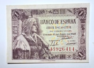 1 Peseta 1945 Serie J392