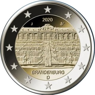 Moneda 2 euros Alemania 2020 Brandenburg