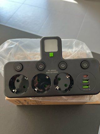 Multipresa 3 Prese + 2 USB + 1 Type-C