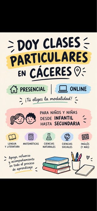 Clases particulares Caceres