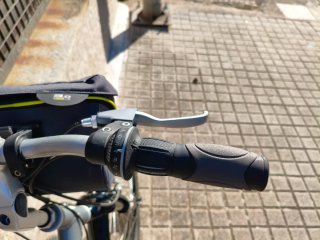 Bicicleta Paseo btwin Original Gris