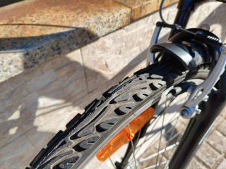 Bicicleta Paseo btwin Original Gris