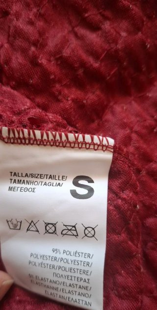Shorts rojos lentejuelas Inside