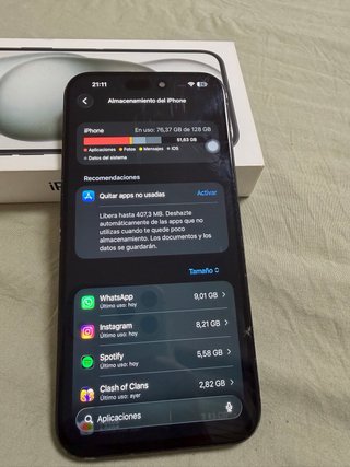 iPhone 15 Plus Negro