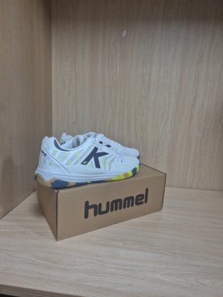 Zapatillas de sala Hummel blancas y multicolor